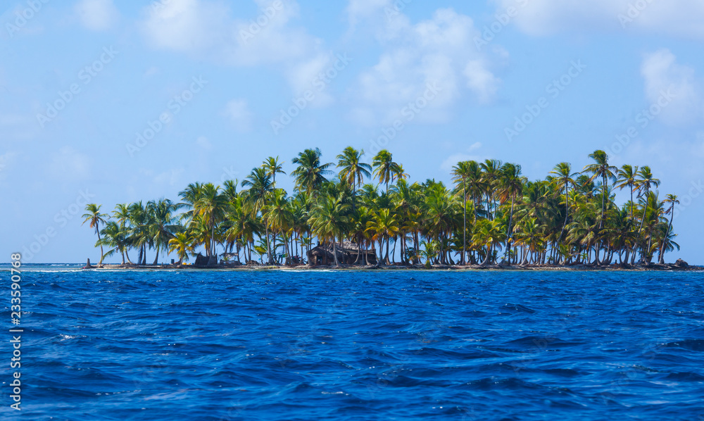 San Blas Islands in Panama. This Islands belong to the Kuna Indigenous