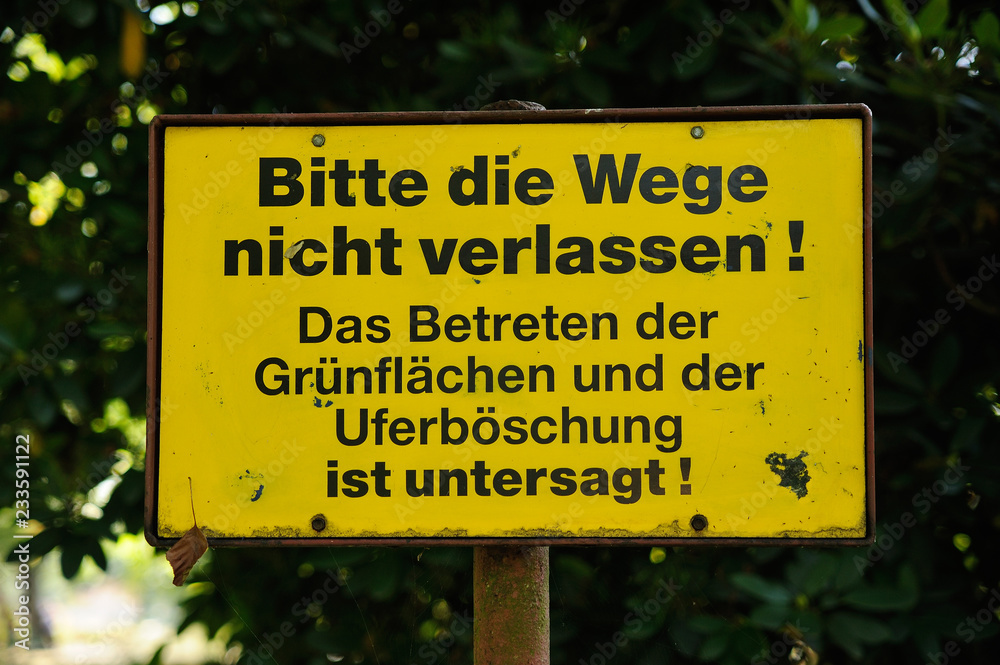 Europa, Deutschland, Sachsen, Landkreis Bautzen, Bischofswerda, Hinweisschild Europa, Deutschland, Sachsen, Landkreis Bautzen, Bischofswerda, Hinweisschild