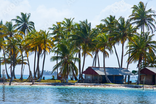 San Blas Islands in Panama. This Islands belong to the Kuna Indigenous