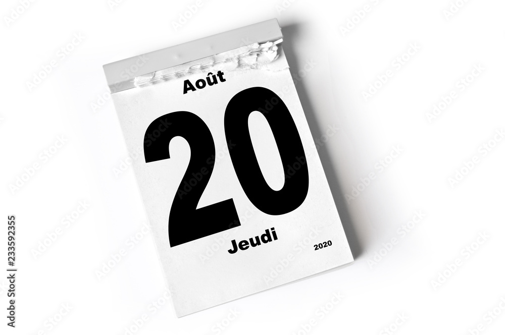 20. août 2020 20. août 2020