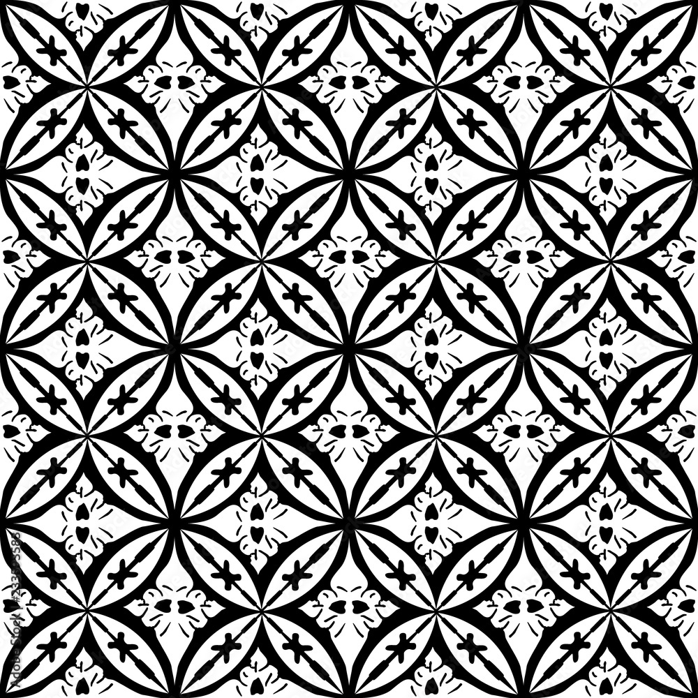 Fototapeta premium Abstract Geometric Seamless Vector Print Pattern