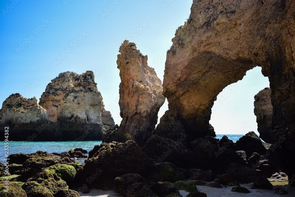 Obraz premium Ponta da Piedade, Lagos, Algarver, Portugal 