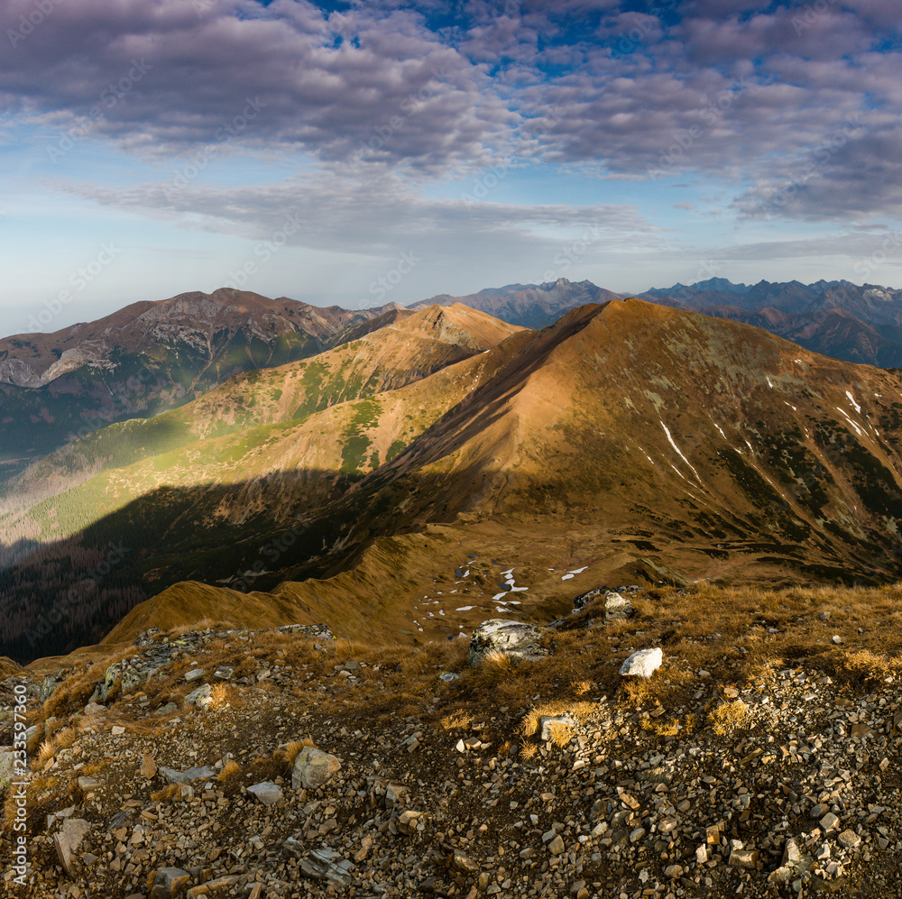 Fototapeta premium Tatry Zachodnie - Jesień 2018