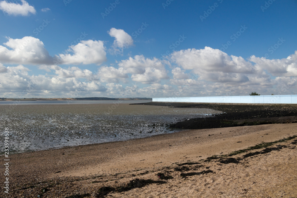 Thorney Bay Beach, Canvey Island, Essex, England Thorney Bay Beach, Canvey Island, Essex, England
