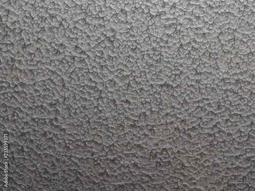 Hammered effect silver grey painted steel plate