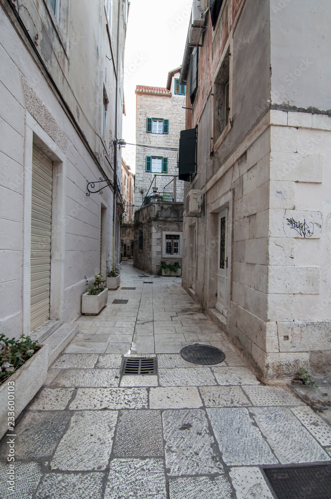 Obraz premium Historic city center in Split. This is a UNESCO heritage. Croatia