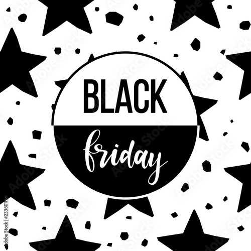 Black friday sale event theme. Abstract black friday pattern background for design shop advertising, market card, party invitation, poster, t shirt, modern web banner etc.
