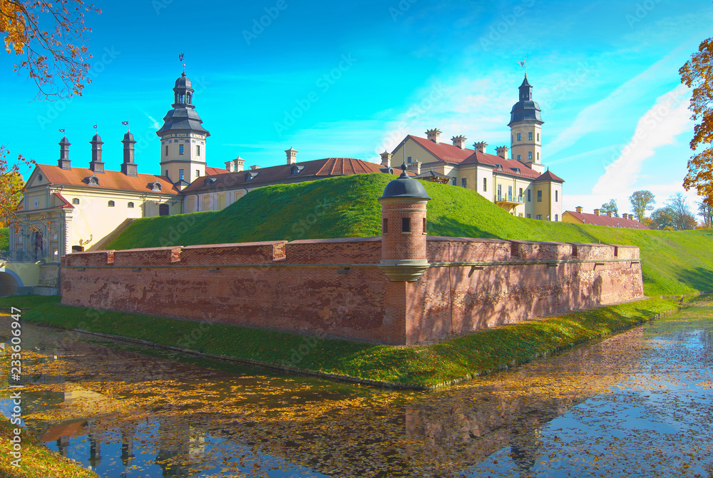 Nesvizh. Belarus. Radziwill Castle 