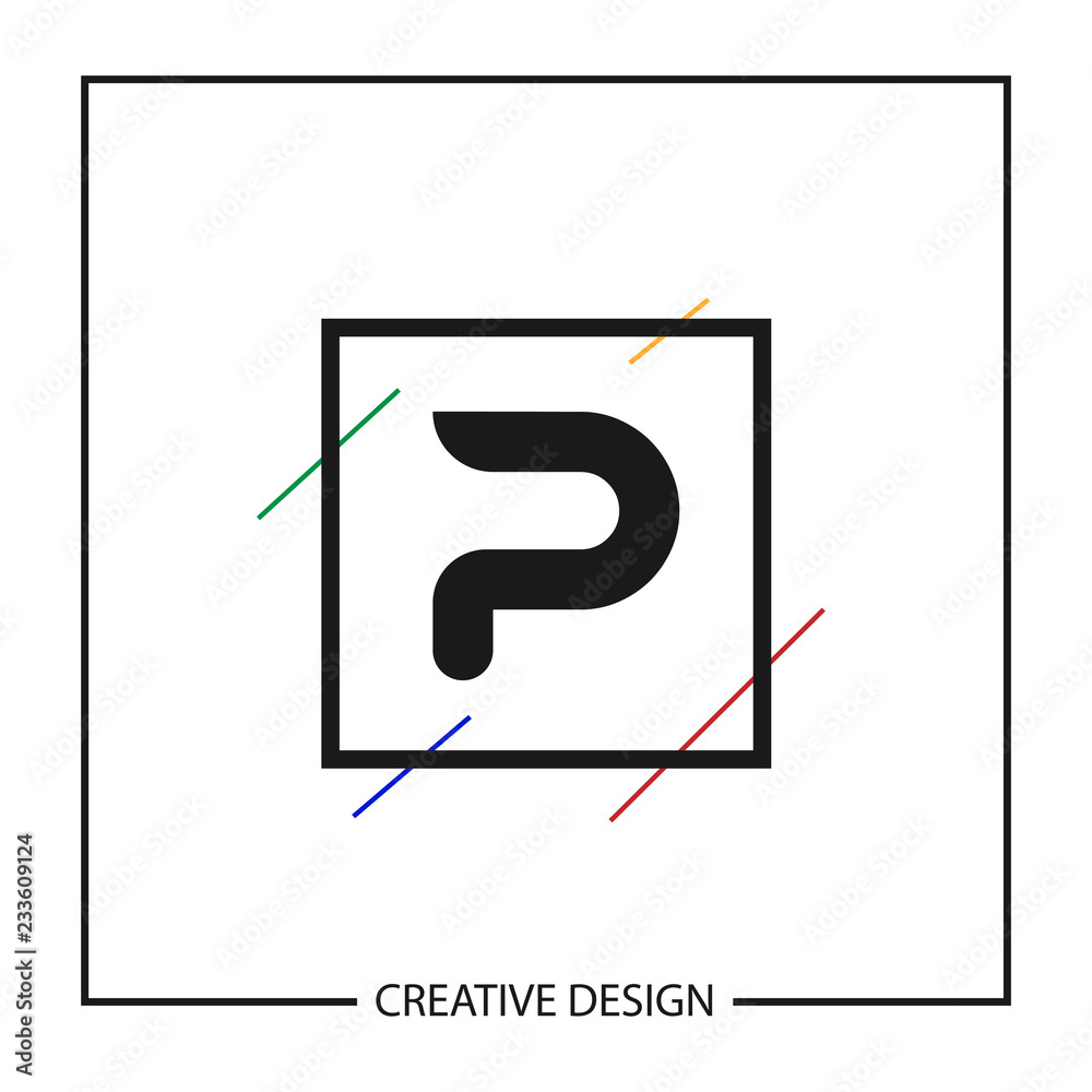 Initial Letter P Logo Template Vector Design Initial Letter P Logo Template Vector Design