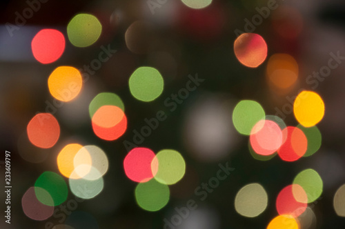 Bokeh with black background