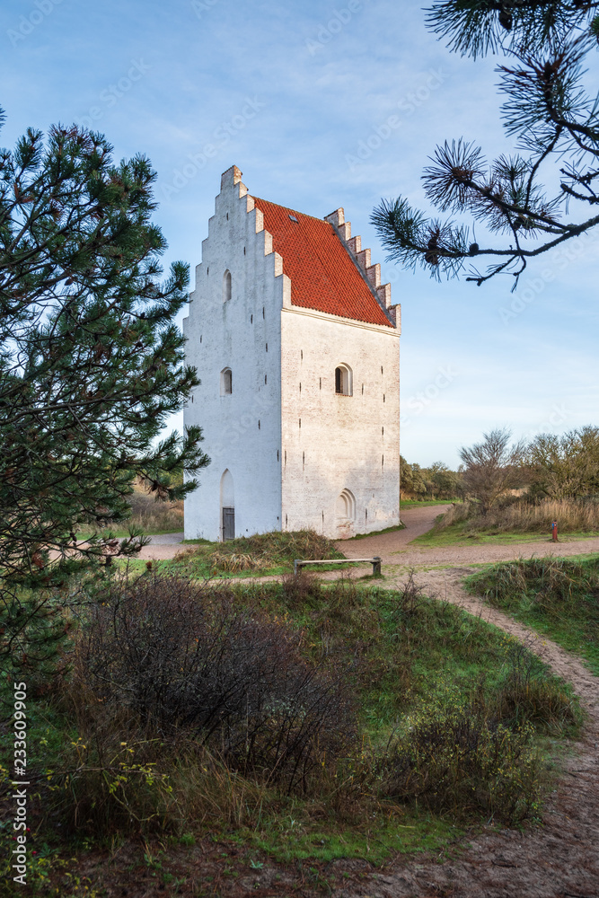 The Buried Church Sct. Laurentius, Skagen, Denmark