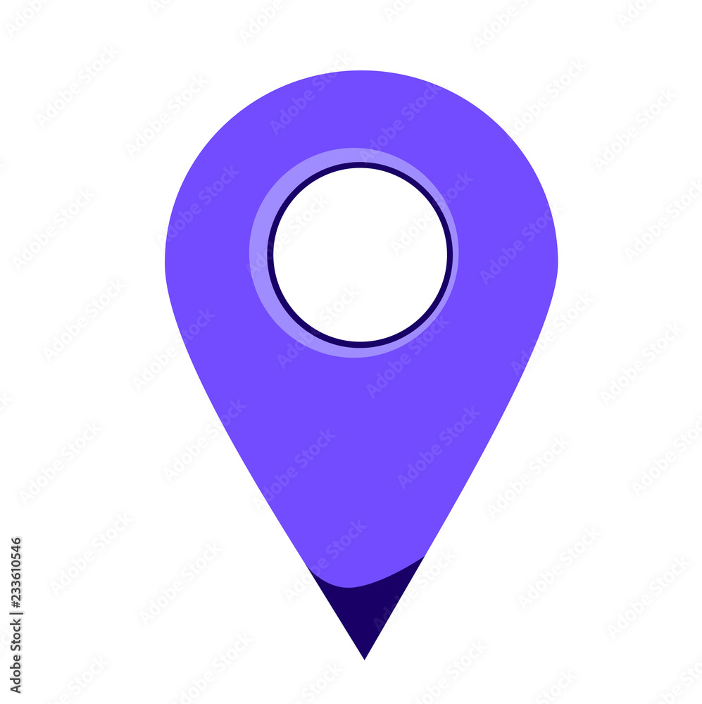 Location map icon. Vector illustration. Location map icon. Vector illustration.