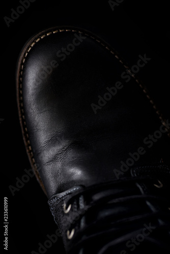 Black shoes.