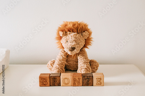 Brown Plush Lion Doll