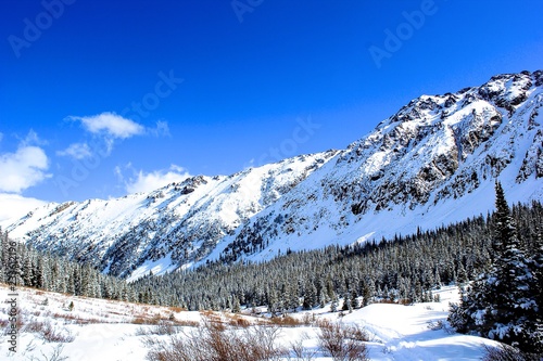 winter in mountains