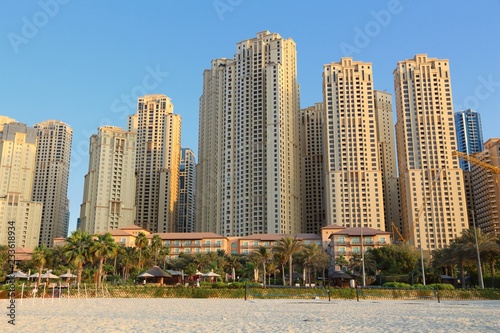 Dubai hotels skyline