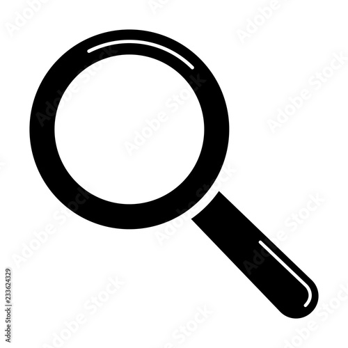 magnifying glass icon vector illustration