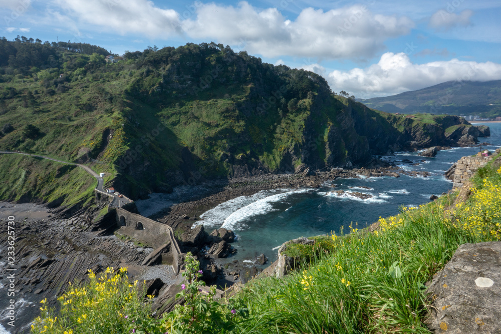 At the top of Gaztelugatxe or Dragonstone stairs