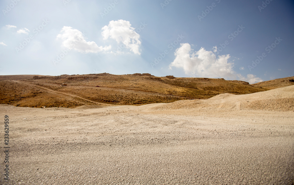 Landscape of Lebanon. Dirt road in the Bekaa Valley in Lebanon Landscape of Lebanon. Dirt road in the Bekaa Valley in Lebanon