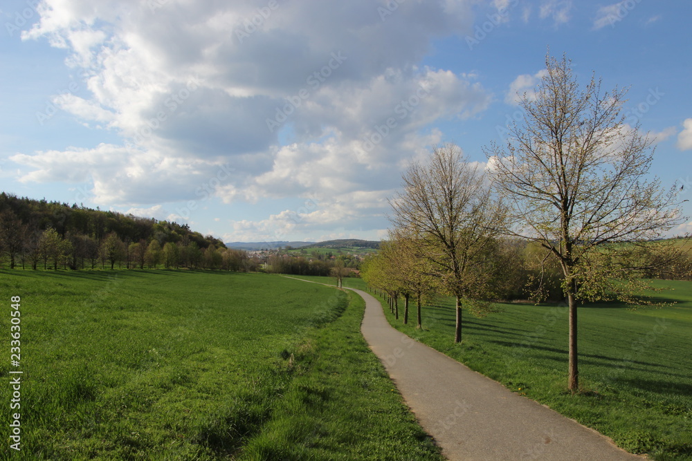 Spring landscape (photo Czech Republic, Europe)