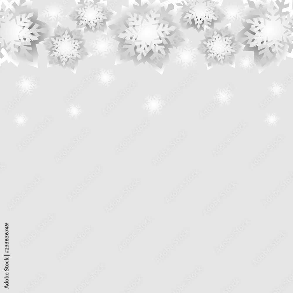 Vector Christmas and New Year holidays background with snowflakes. Vector Christmas and New Year holidays background with snowflakes.