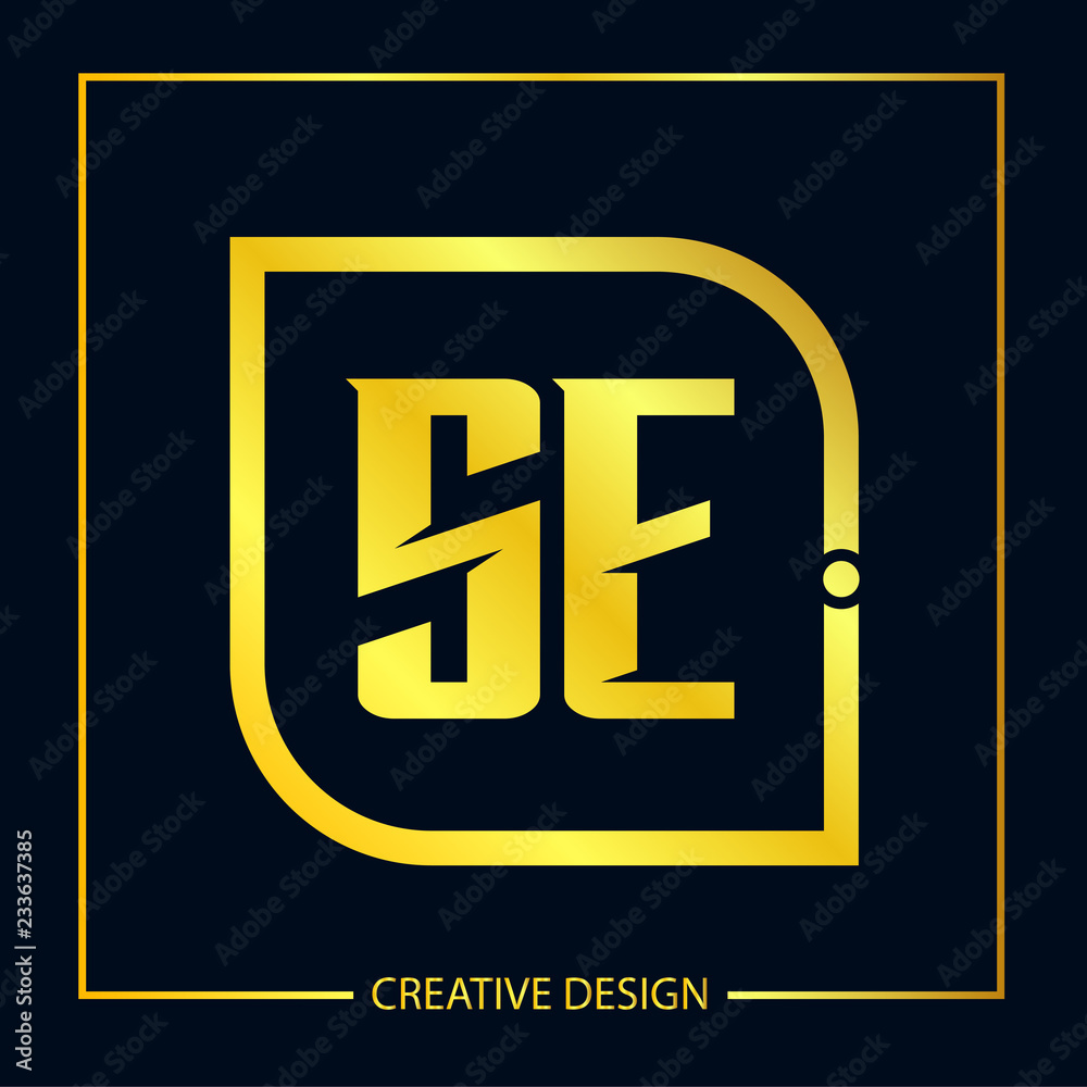 Initial letter SE Logo Template Vector Design Initial letter SE Logo Template Vector Design