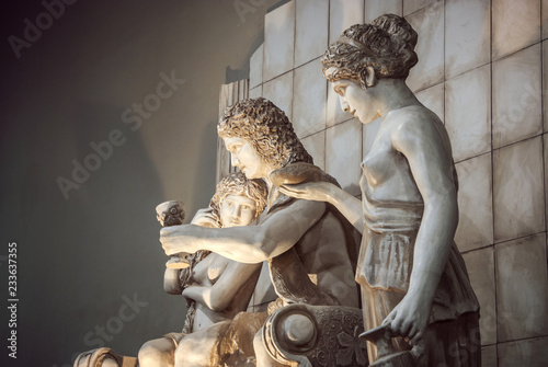 Dionysus Bacchus Wine statue portrait photo