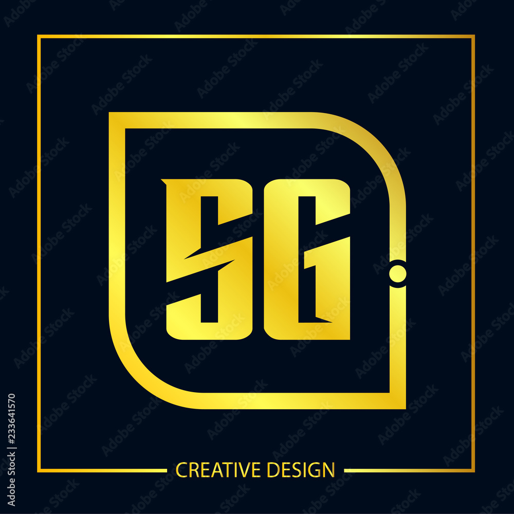 Initial letter SG Logo Template Vector Design Initial letter SG Logo Template Vector Design