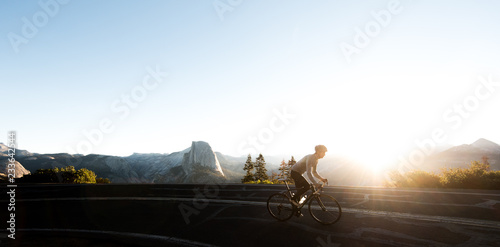Cycling in Yosemite national park