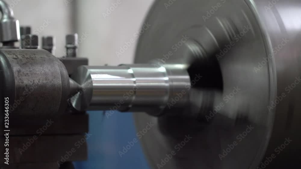 cnc machine is working to create a metal piece cnc machine is working to create a metal piece