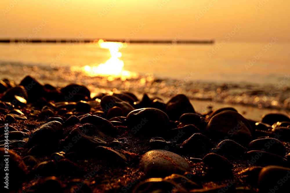 Obraz premium sunset on beach