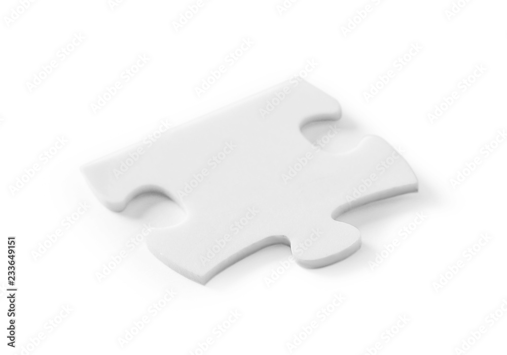 Obraz premium White puzzle on isolation