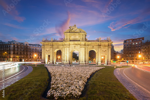 The Alcala Door (Puerta de Alcala) is a one of the Madrid ancient doors of the city of Madrid, Spain. It was the entrance of people coming from France, Aragon, and Catalunia. 