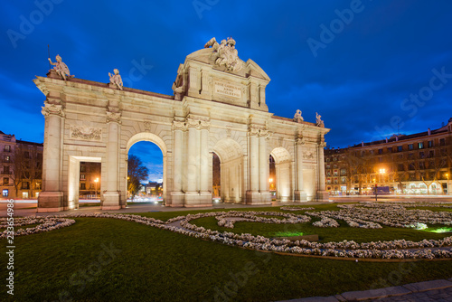 The Alcala Door (Puerta de Alcala) is a one of the Madrid ancient doors of the city of Madrid, Spain. It was the entrance of people coming from France, Aragon, and Catalunia.