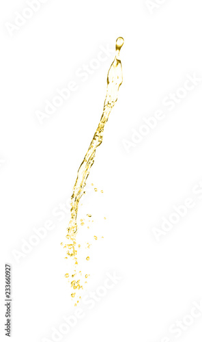 Fototapeta Naklejka Na Ścianę i Meble -  Beautiful water splash isolated on white. Pure liquid