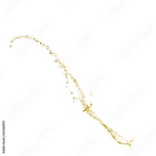 Fototapeta Naklejka Na Ścianę i Meble -  Beautiful water splash isolated on white. Pure liquid