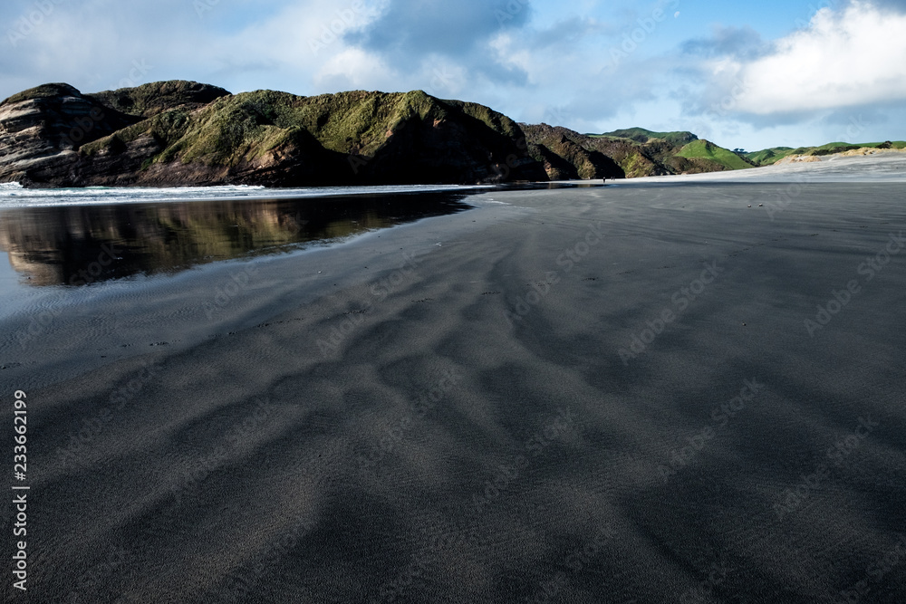 Wharariki Beach, Golden Bay, New Zealand.
