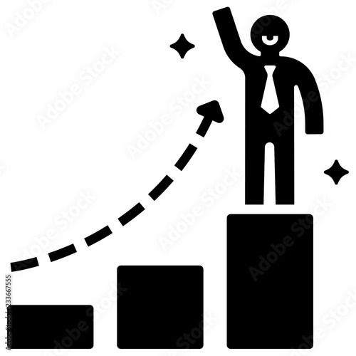 Effective growth Solid illustration