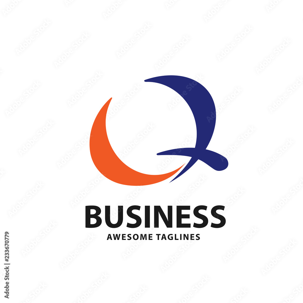 creative initial letter Q logo vector concept creative initial letter Q logo vector concept