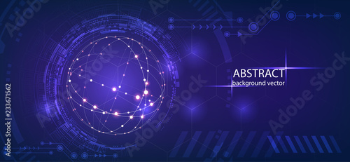 Abstract technology vector background.For business, science, technology design.