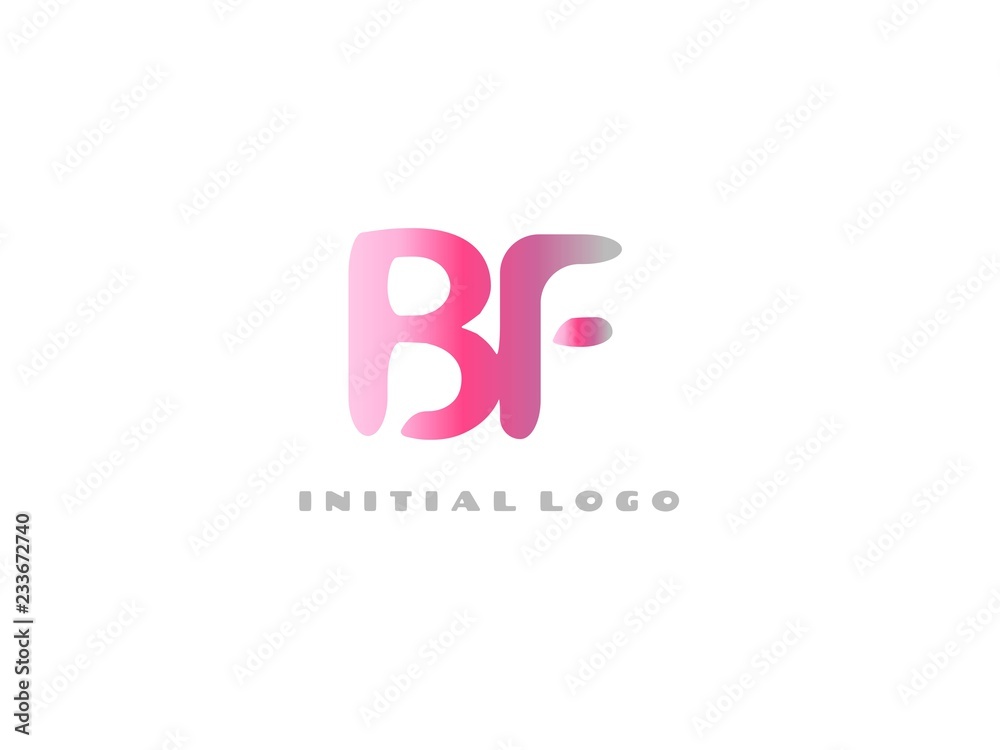 BF Initial Logo for your startup venture