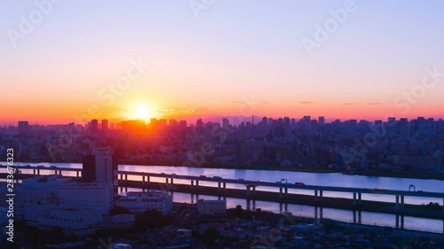 Wallpaper Mural 東京風景・タイムラプス・4k Torontodigital.ca