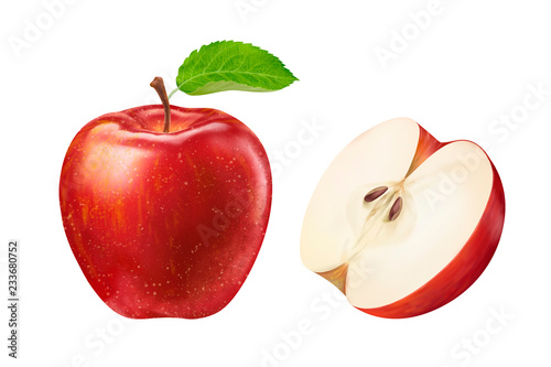 Apples and cross section
