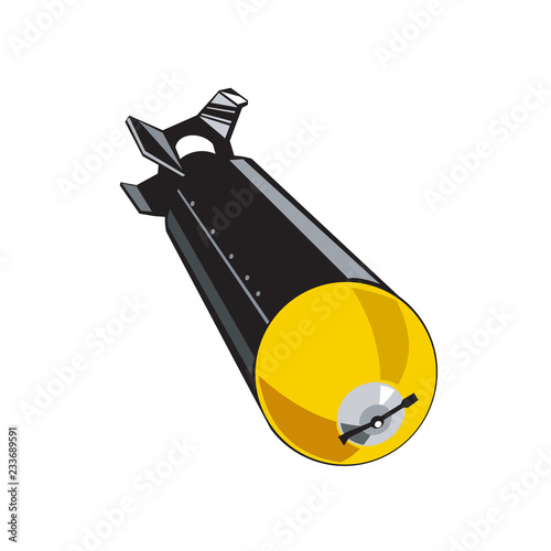 World War Two British Bomb Retro
