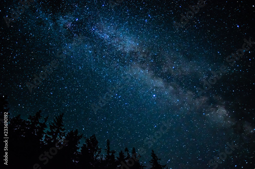 Fototapeta Naklejka Na Ścianę i Meble -  Starry sky in the Carpathians