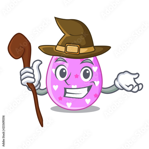 Witch eggs easter holiday character for spectacle