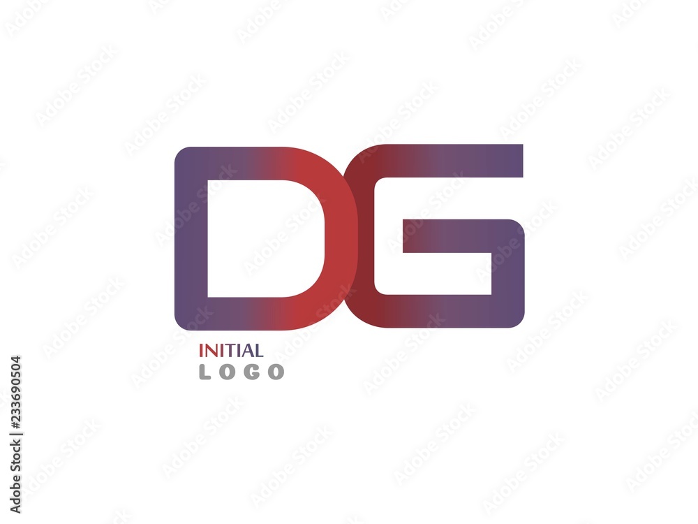 DG Initial Logo for your startup venture DG Initial Logo for your startup venture