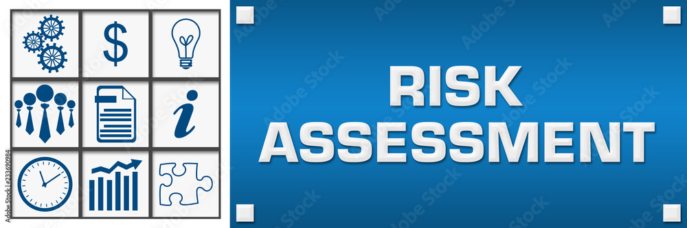 Risk Assessment Business Symbols Grid Left 