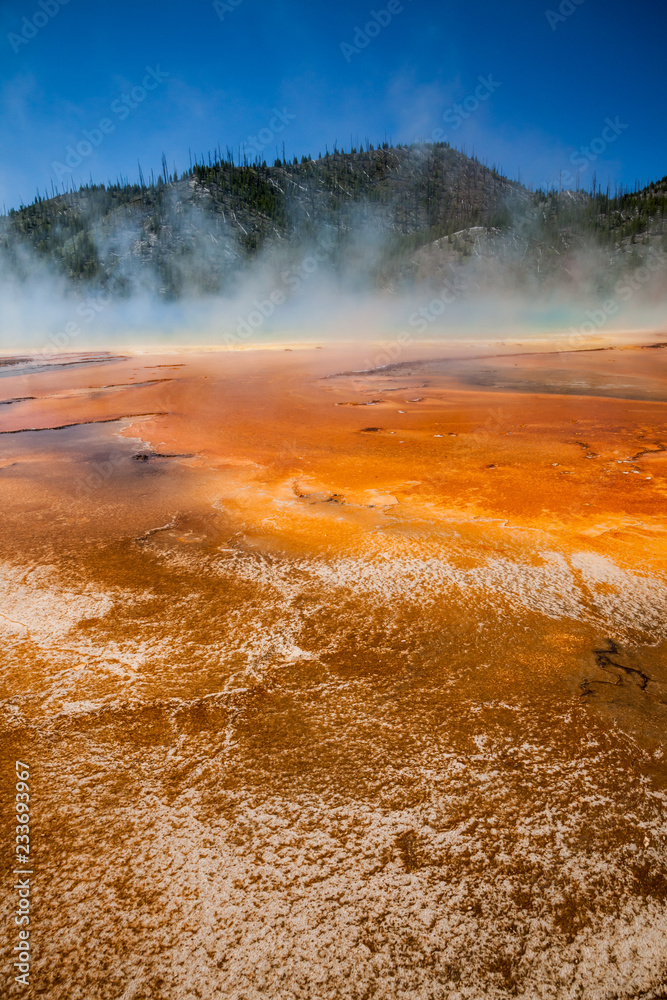 The Grand Prismatic Spring in Yellowstone National Park, USA The Grand Prismatic Spring in Yellowstone National Park, USA