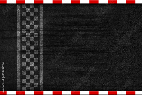Finish line racing background top view © releon8211